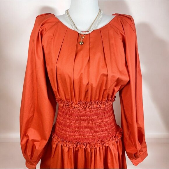 NWT En Saison Esme Midi Dress in Sienna - Picture 3 of 8